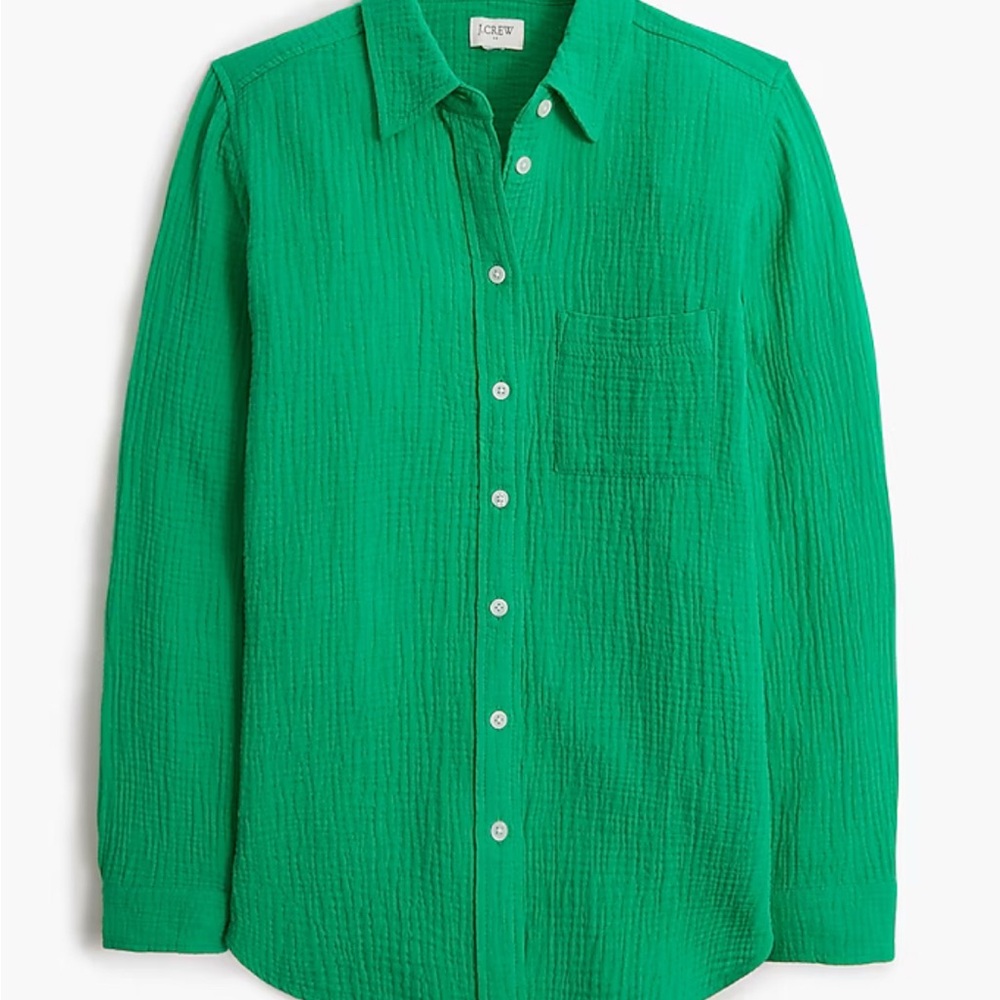 J. Crew Green Shirt